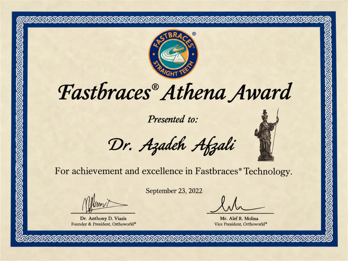 Fastbraces Athena Award